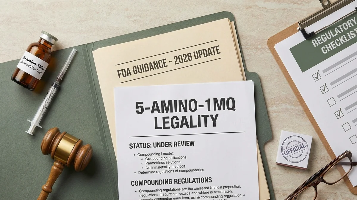 Is 5-Amino-1MQ Legal? FDA Status and Regulations Explained (2026)
