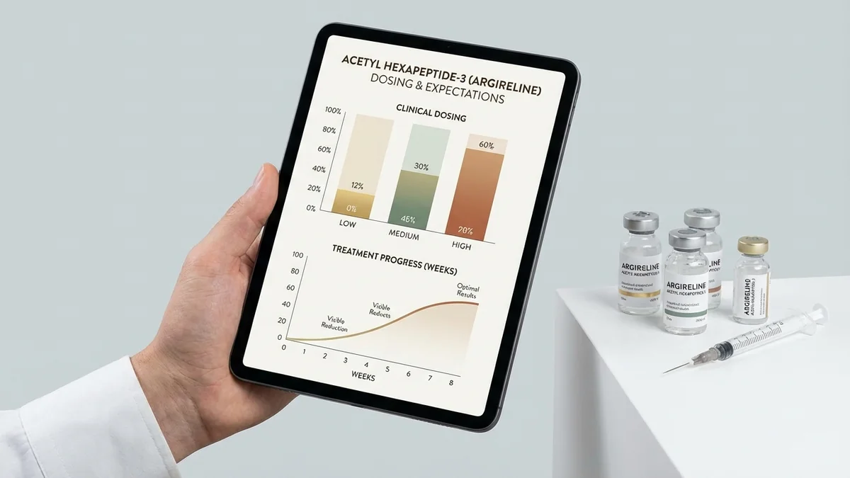 Acetyl Hexapeptide-3 (Argireline) Dosing: What Clinics Prescribe and What to Expect