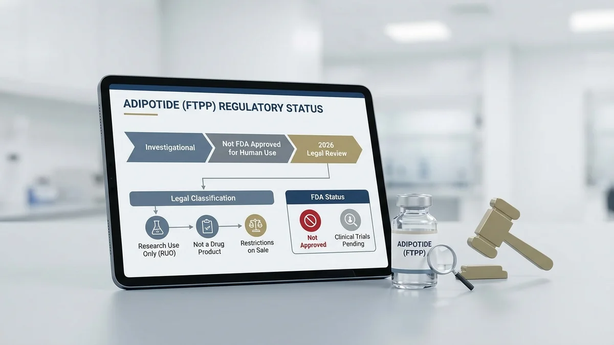 Is Adipotide (FTPP) Legal? FDA Status and Regulations Explained (2026)