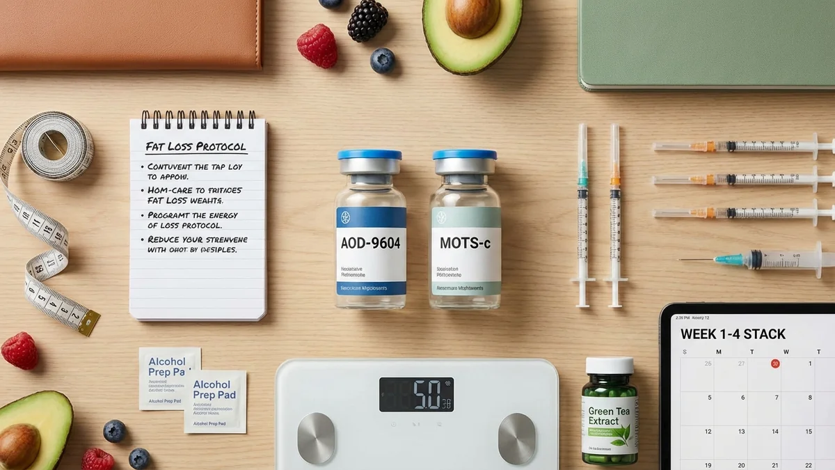 AOD-9604 + MOTS-c Fat Loss Stack: Does It Work? (2026)