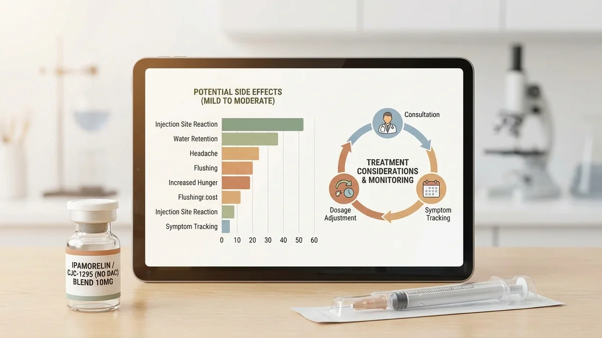 CJC-1295 (no DAC), Ipamorelin 10mg (Blend) Side Effects: What to Know Before Starting Treatment