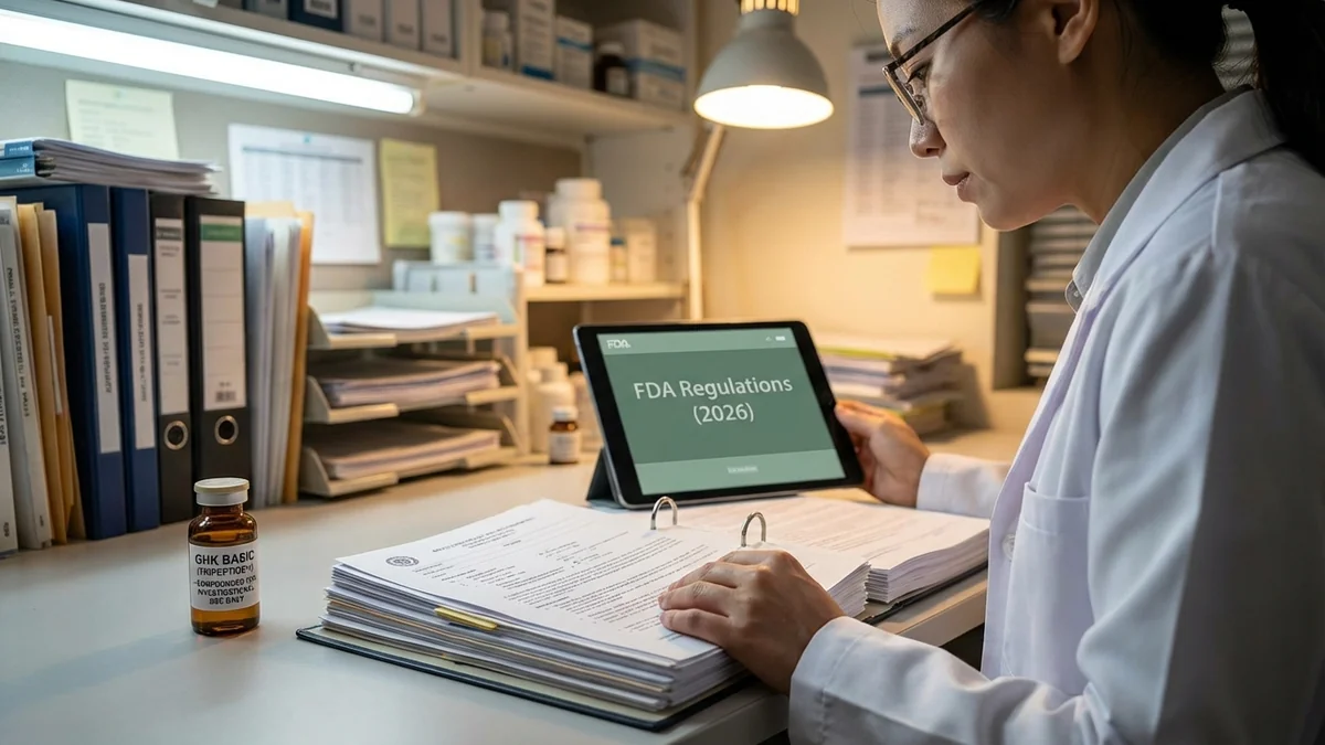 Is GHK Basic (Tripeptide-1) Legal? FDA Status and Regulations Explained (2026)