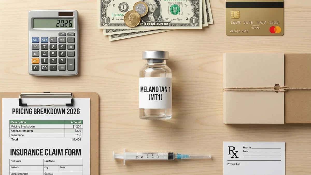 How Much Does Melanotan 1 (MT1) Cost in 2026? Pricing Breakdown