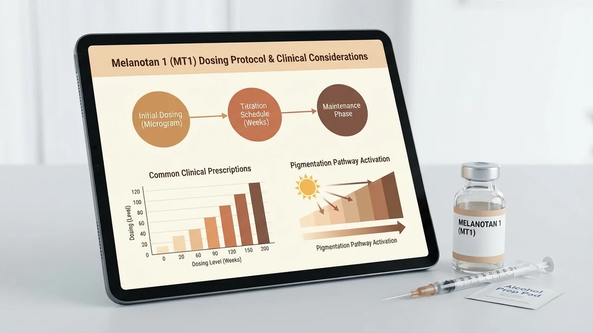 Melanotan 1 (MT1) Dosing: What Clinics Prescribe and What to Expect