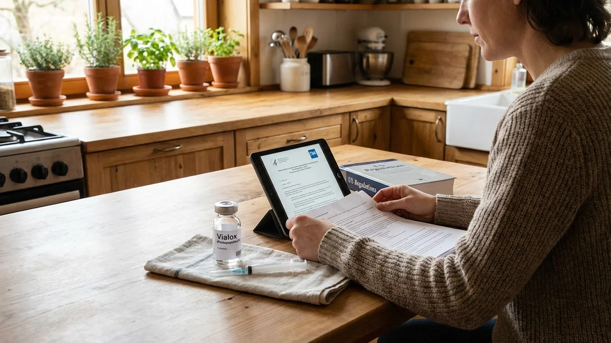 Is Vialox (Pentapeptide-3V) Legal? FDA Status and Regulations Explained (2026)