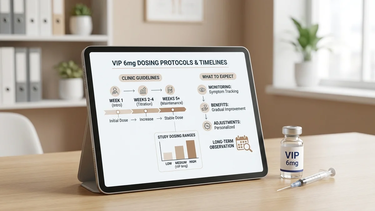 VIP 6mg Dosing: What Clinics Prescribe and What to Expect